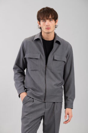 Πουκάμισο Overshirt Vittorio 300-2425-Merrato Grey