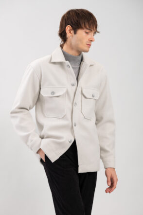 Ανδρικό Πουκάμισο Overshirt 300-2425-011 Grey