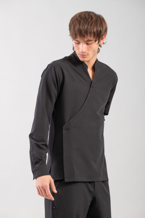 Ανδρικό Πουκάμισο Overshirt Vittorio 300-2425-Vento Black