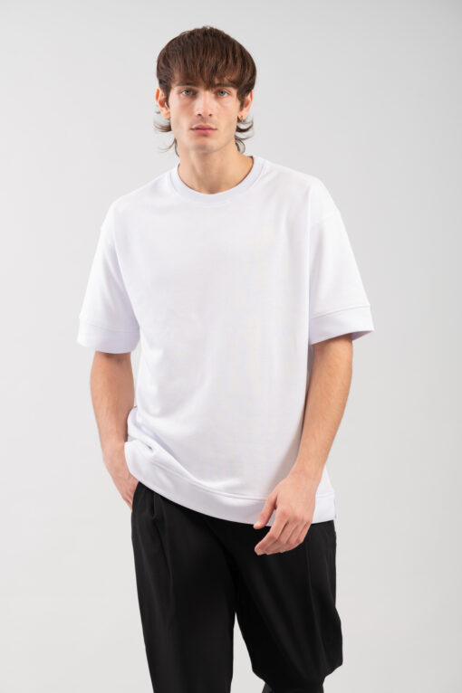 Φούτερ Vittorio Oversized 1000-2425-005 White