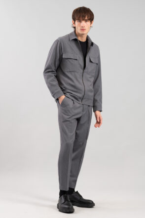 Πουκάμισο Overshirt Vittorio 300-2425-Merrato Grey 3