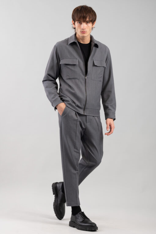 Πουκάμισο Overshirt Vittorio 300-2425-Merrato Grey 5