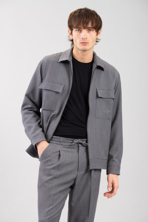 Πουκάμισο Overshirt Vittorio 300-2425-Merrato Grey 7