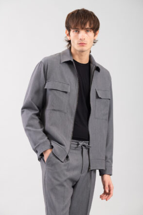 Πουκάμισο Overshirt Vittorio 300-2425-Merrato Grey 13