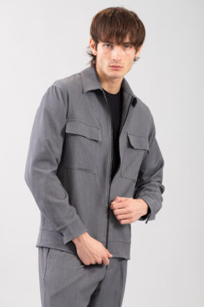 Πουκάμισο Overshirt Vittorio 300-2425-Merrato Grey 18