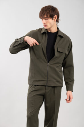 Overshirt Vittorio 300-2425-Merrato Olive 7