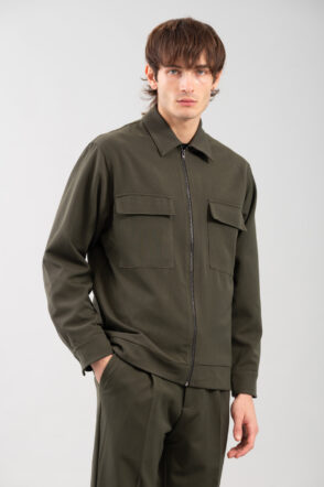 Overshirt Vittorio 300-2425-Merrato Olive 8