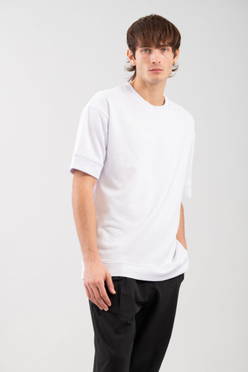 Φούτερ Vittorio Oversized 1000-2425-005 White 5