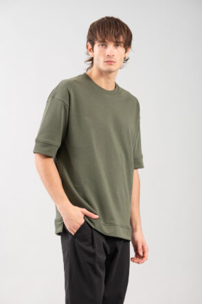 Φούτερ Vittorio Oversized 1000-2425-005 Olive 4