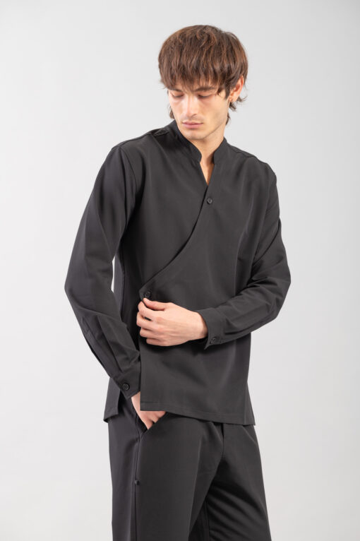 Ανδρικό Πουκάμισο Overshirt Vittorio 300-2425-Vento Black 5