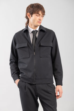 Πουκάμισο Overshirt Vittorio 300-2425-Merrato Black 4