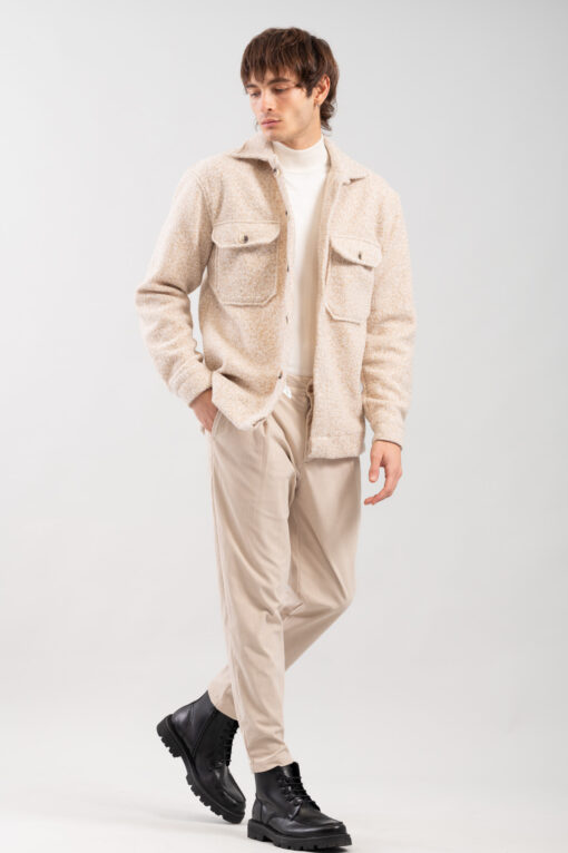 Ανδρικό Πουκάμισο Overshirt 300-2425-010 Beige 4