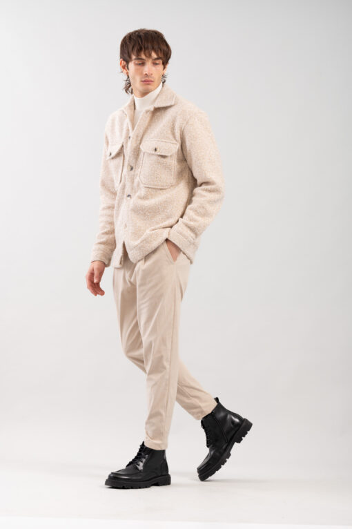 Ανδρικό Πουκάμισο Overshirt 300-2425-010 Beige 14