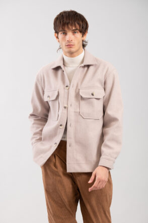 Ανδρικό Πουκάμισο Overshirt 300-2425-011 Beige 5