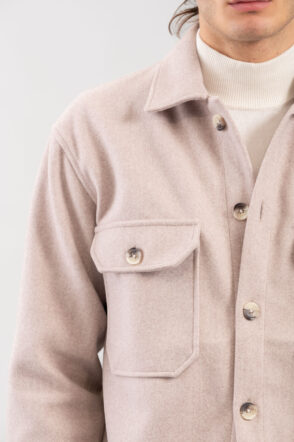 Ανδρικό Πουκάμισο Overshirt 300-2425-011 Beige 18