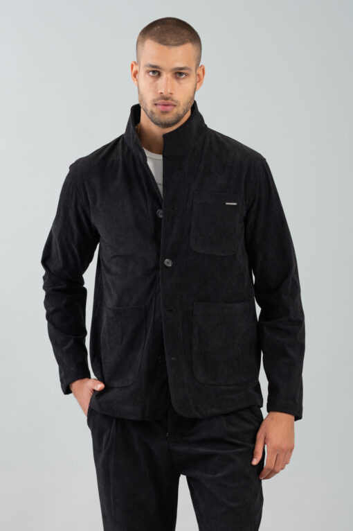 Πουκάμισο Overshirt Vittorio 300-2425-Azzate Black 2