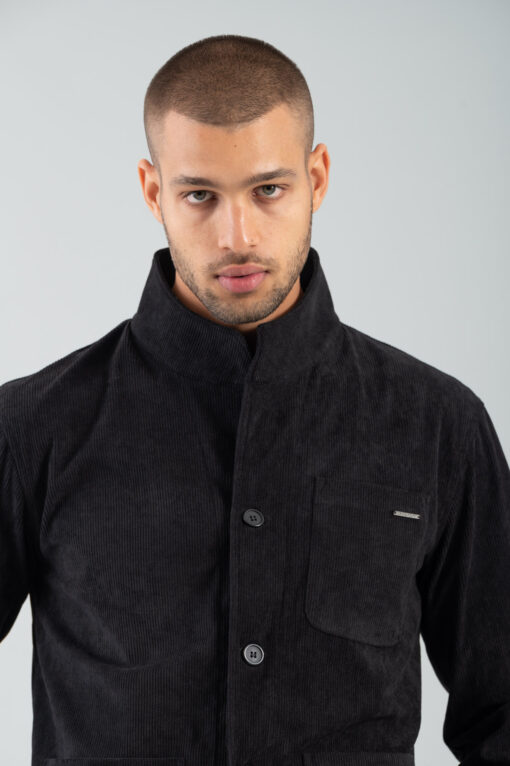 Πουκάμισο Overshirt Vittorio 300-2425-Azzate Black 8