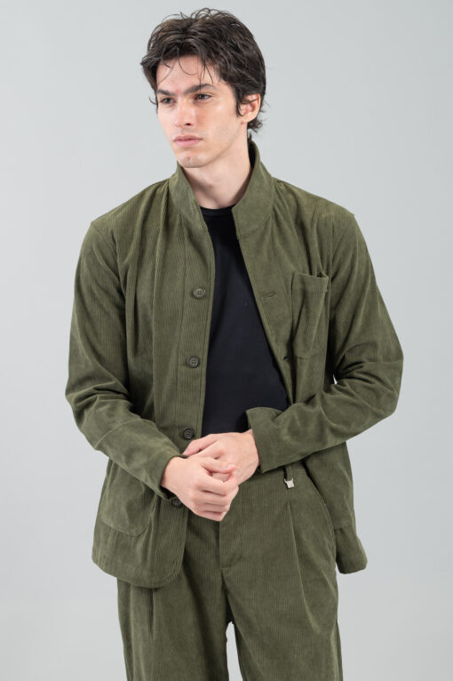 Πουκάμισο Overshirt Vittorio 300-2425-Azzate Olive 2