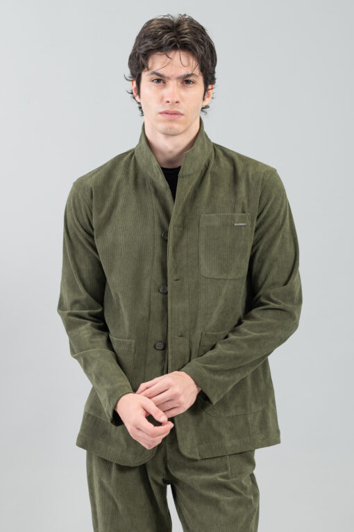 Πουκάμισο Overshirt Vittorio 300-2425-Azzate Olive 8