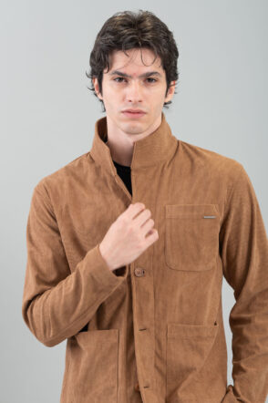 Πουκάμισο Overshirt Vittorio 300-2425-Azzate Camel 2