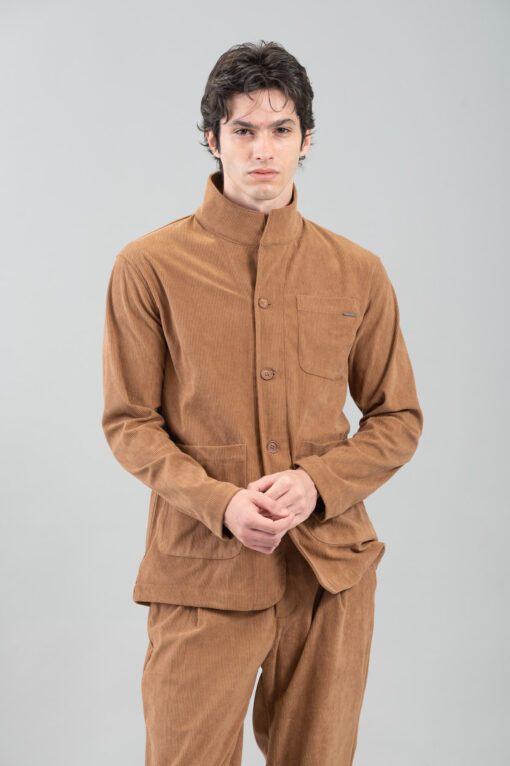 Πουκάμισο Overshirt Vittorio 300-2425-Azzate Camel 8