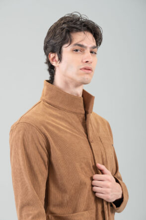 Πουκάμισο Overshirt Vittorio 300-2425-Azzate Camel 9