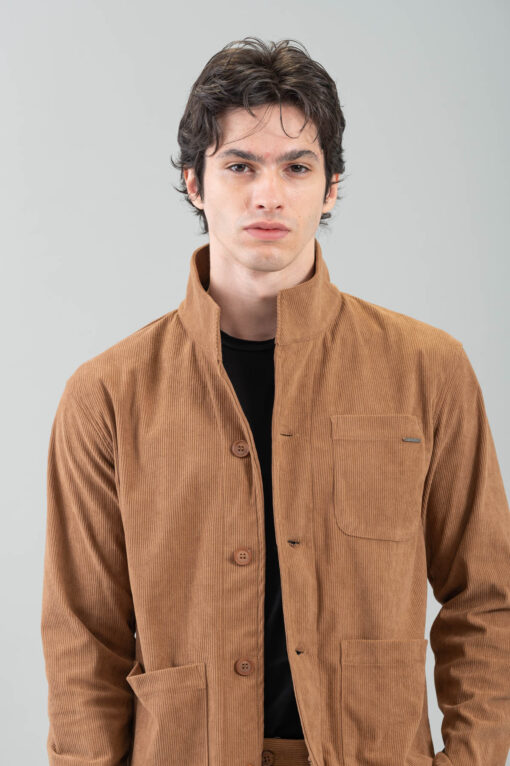 Πουκάμισο Overshirt Vittorio 300-2425-Azzate Camel 10