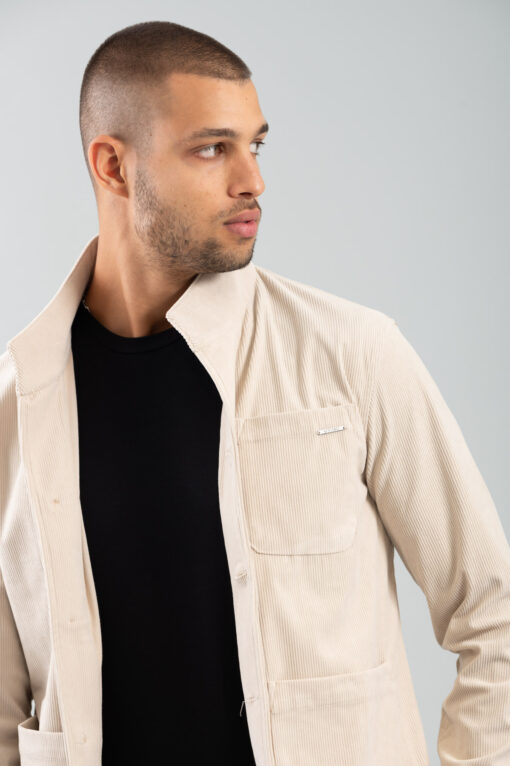 Πουκάμισο Overshirt Vittorio 300-2425-Azzate Stone 4