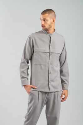 Πουκάμισο Overshirt Vittorio 300-2425-Pantova Grey