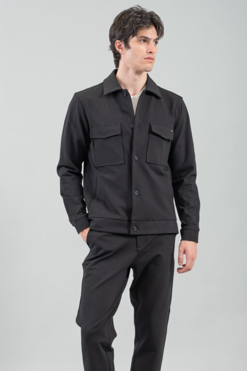 Πουκάμισο Overshirt Vittorio 300-2425-Lucio Black 5