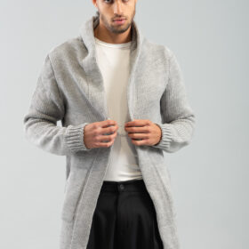 Πλεκτή Ζακέτα Vittorio 700-2425-101 Grey