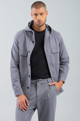 Ανδρικό Πουκάμισο Overshirt Vittorio 300-2425-Savio-Grey