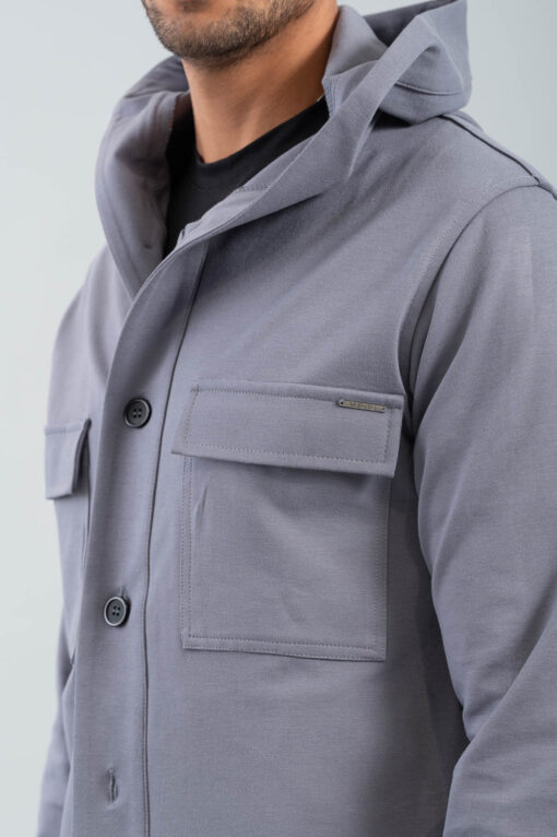 Ανδρικό Πουκάμισο Overshirt Vittorio 300-2425-Savio-Grey 6