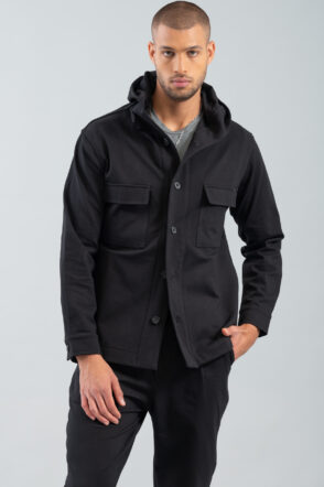 Ανδρικό Πουκάμισο Overshirt Vittorio 300-2425-Savio-Black 3