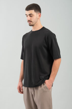 Μπλούζα Κοντομάνικη Vittorio Oversized 200-2425-008 Black