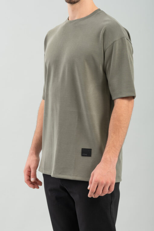 Μπλούζα Κοντομάνικη Vittorio Oversized 200-2425-008 Khaki 2