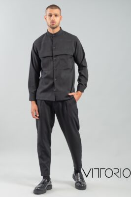 Overshirt Vittorio 300-2425-Pantova Black 4