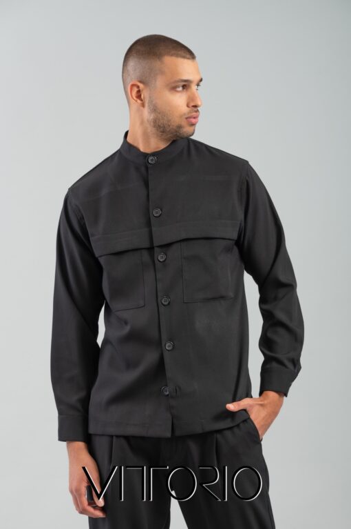 Overshirt Vittorio 300-2425-Pantova Black 6