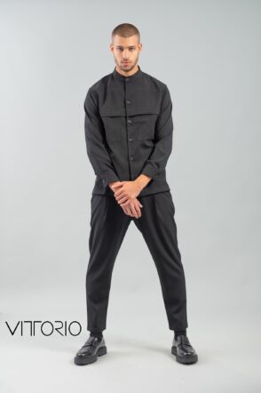 Overshirt Vittorio 300-2425-Pantova Black 7