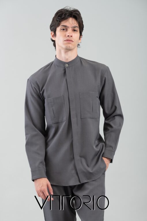 Overshirt Vittorio 300-2425-City D.Grey 2