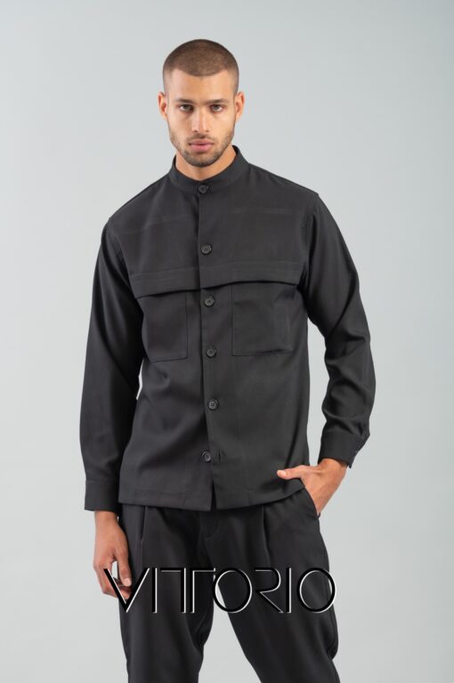 Overshirt Vittorio 300-2425-Pantova Black 2