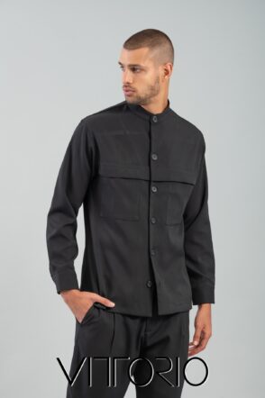 Overshirt Vittorio 300-2425-Pantova Black 3