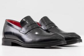 Ανδρικό δερμάτινο loafer Κ2415 Black