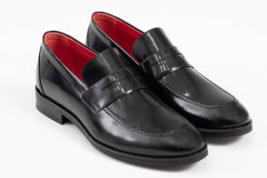 Ανδρικό δερμάτινο loafer Κ2415 Black