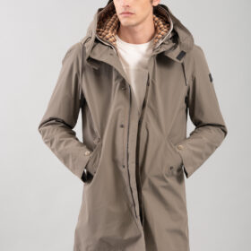 Ανδρικό μπουφάν παρκά gl9799 Beige