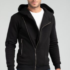 Ζακέτα φούτερ Vittorio 1000-2425-004 Black