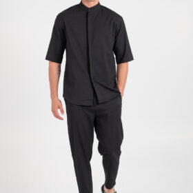 Overshirt Vittorio 300-25-SANTO BLACK