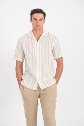 Πουκάμισο Vittorio 800-25-203	BEIGE