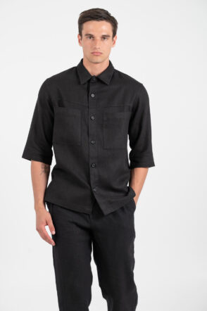 Overshirt Vittorio 300-25-ISLAND BLACK