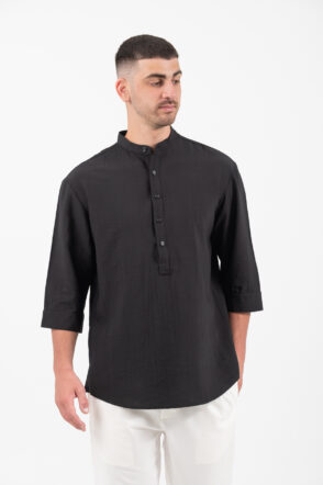 Πουκάμισο Vittorio 800-25-124	BLACK